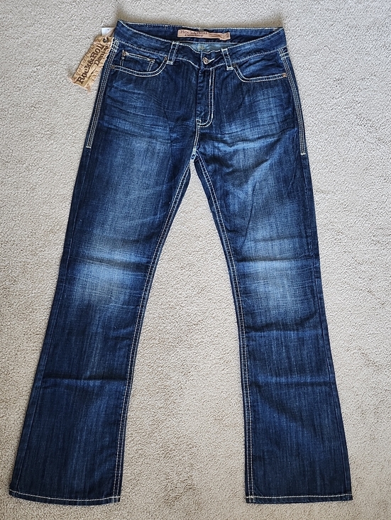 Rock And Roll Cowboy Other - Rock & Roll Cowboy Men's Double Barrel Relaxed Bootcut Jeans Dark Wash